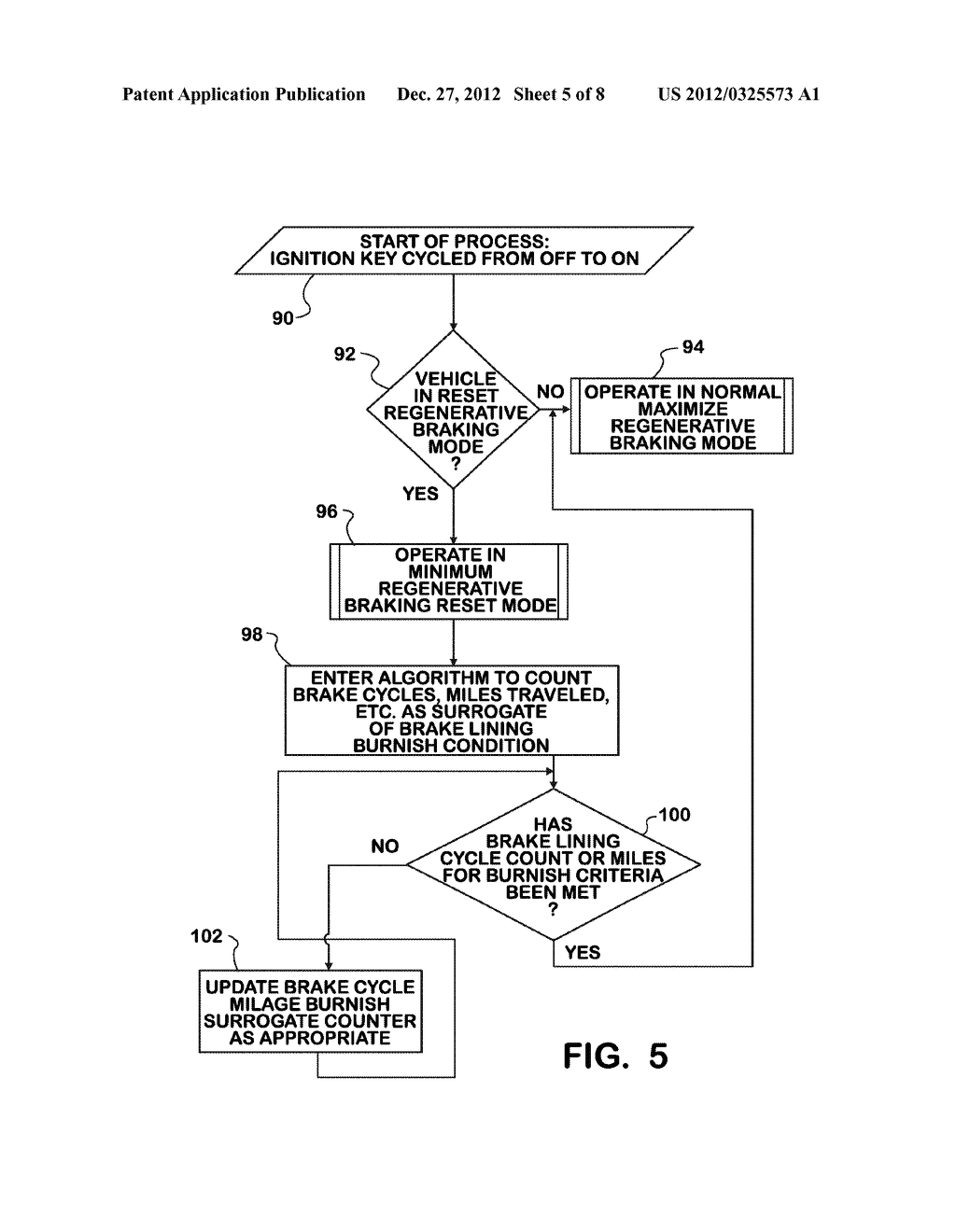 REGENERATIVE BRAKE SYSTEM RESET FEATURE AND ADAPTIVE CALIBRATION FOR     HYBRID AND ELECTRIC VEHICLES - diagram, schematic, and image 06