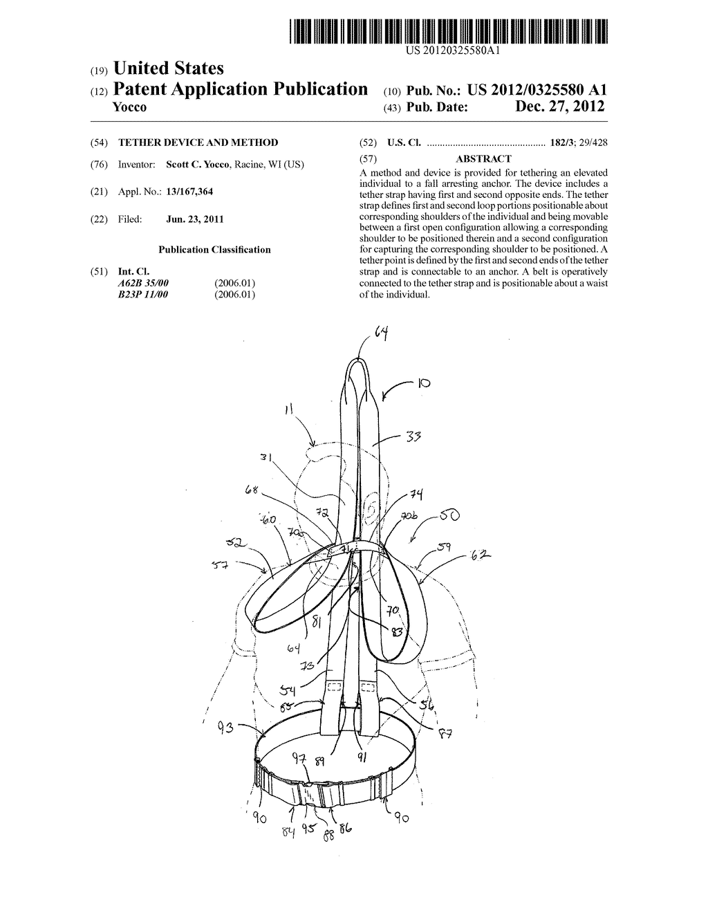 Tether Device And Method - diagram, schematic, and image 01