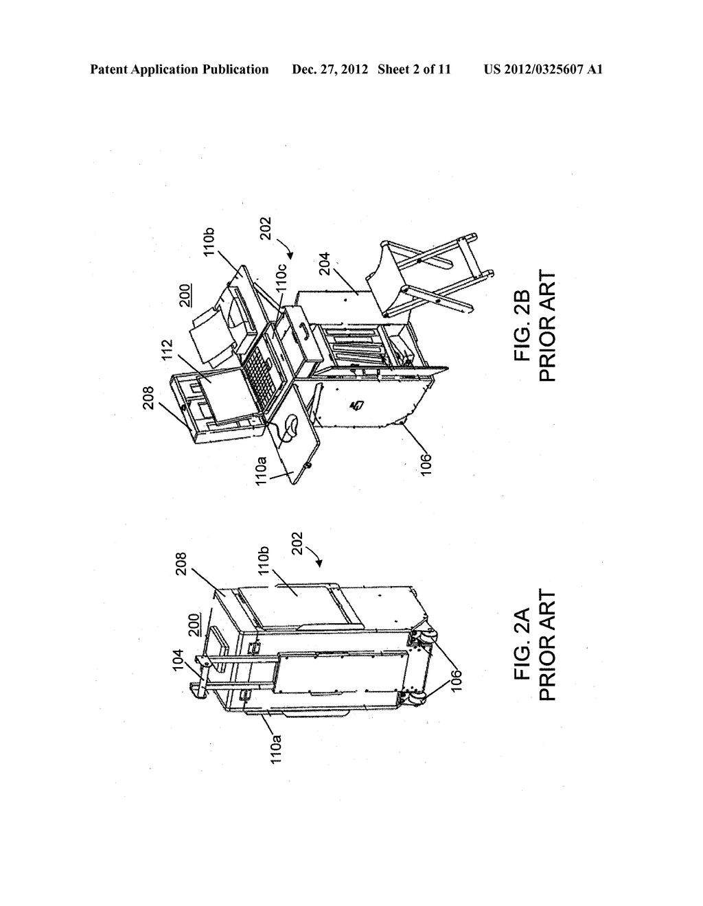 TRANSPORT DEVICE HAVING A CONVERTIBLE WORK SURFACE - diagram, schematic, and image 03