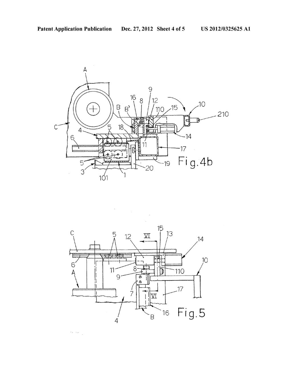 Device for cleaning fluid substances from a conveyor belt including paint,     varnish and like products - diagram, schematic, and image 05