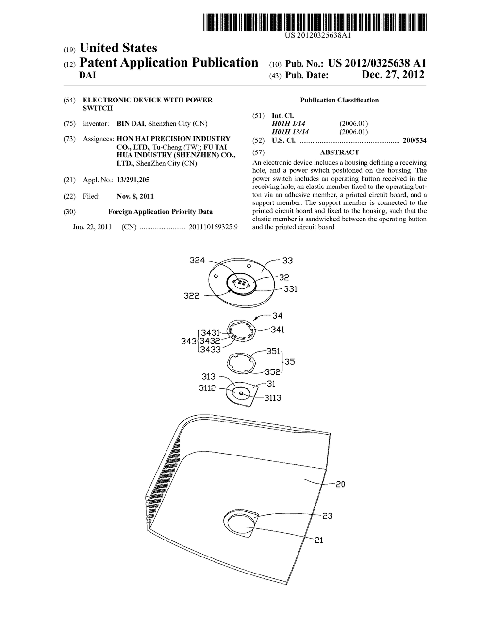 ELECTRONIC DEVICE WITH POWER SWITCH - diagram, schematic, and image 01