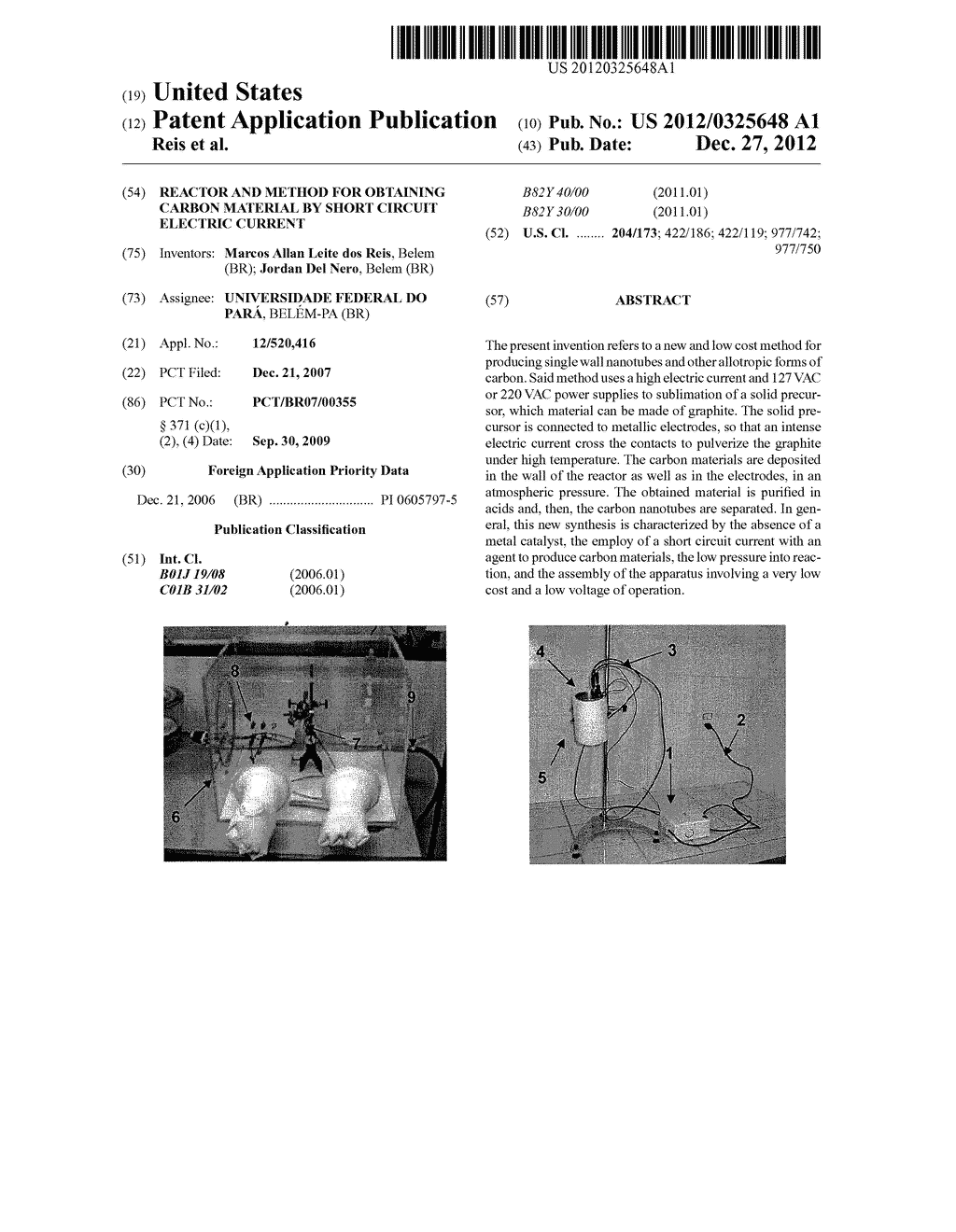 REACTOR AND METHOD FOR OBTAINING CARBON MATERIAL BY SHORT CIRCUIT ELECTRIC     CURRENT - diagram, schematic, and image 01