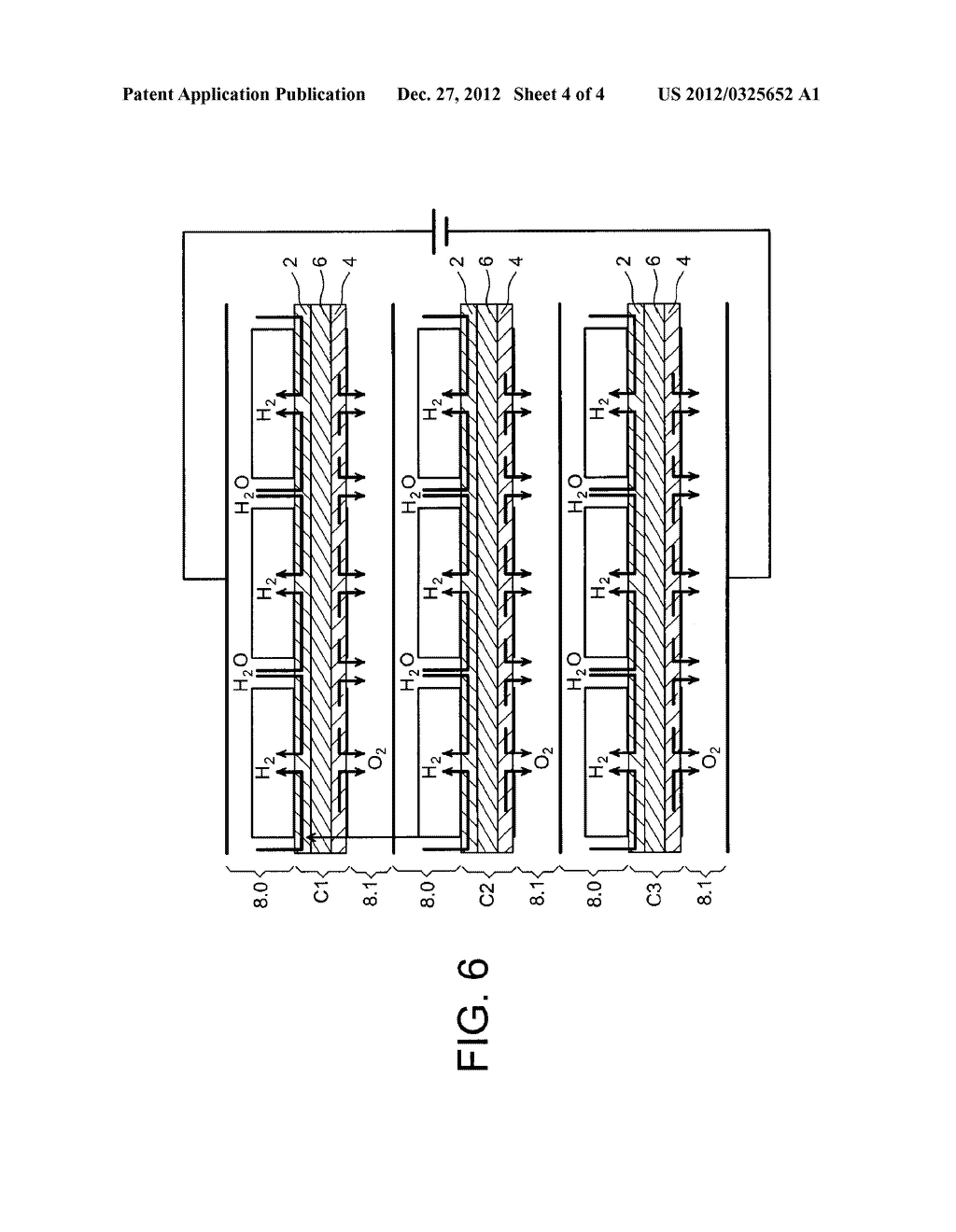 DEVICE FOR HIGH-TEMPERATURE WATER ELECTROLYSIS HAVING IMPROVED OPERATION - diagram, schematic, and image 05