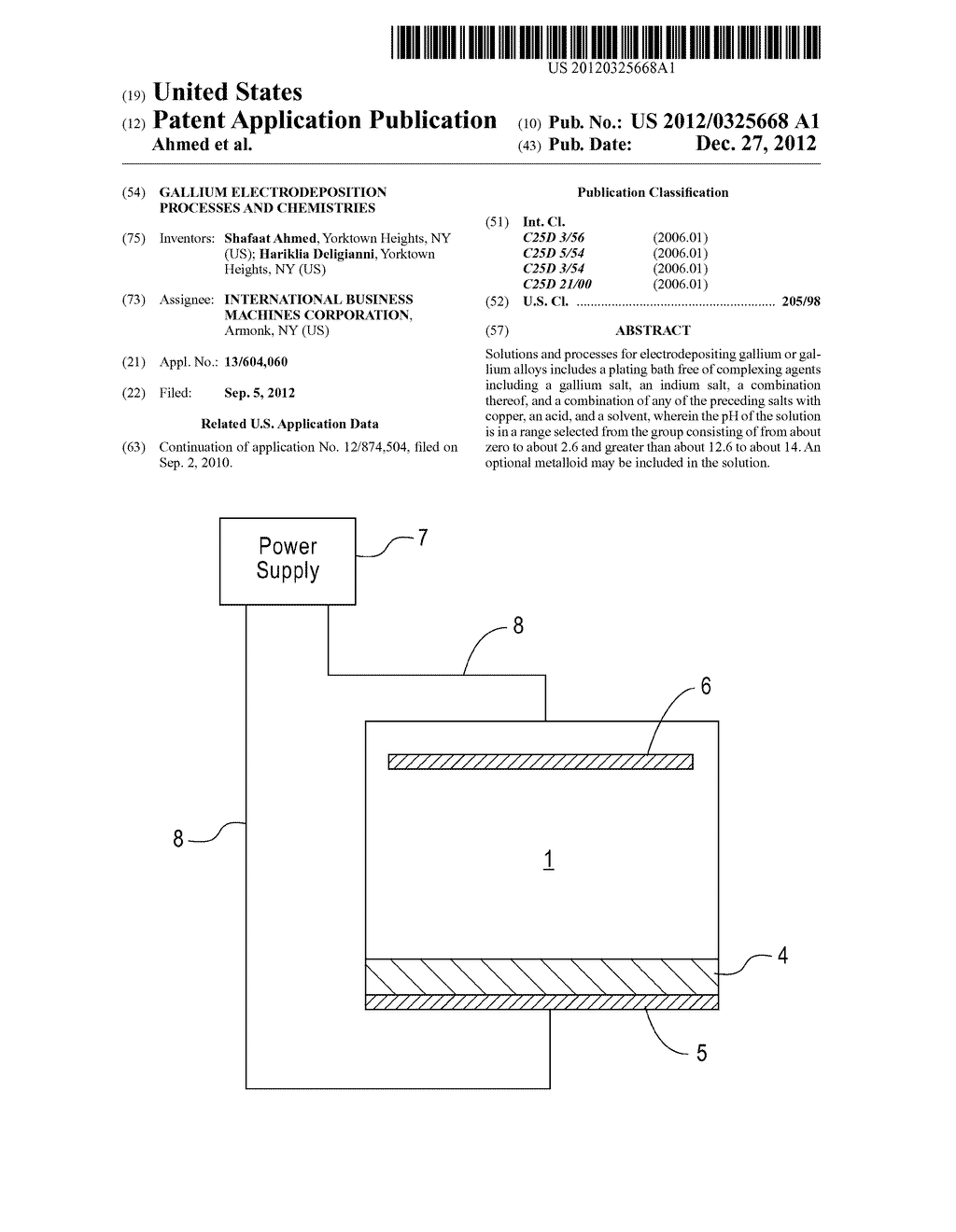 Gallium Electrodeposition Processes and Chemistries - diagram, schematic, and image 01