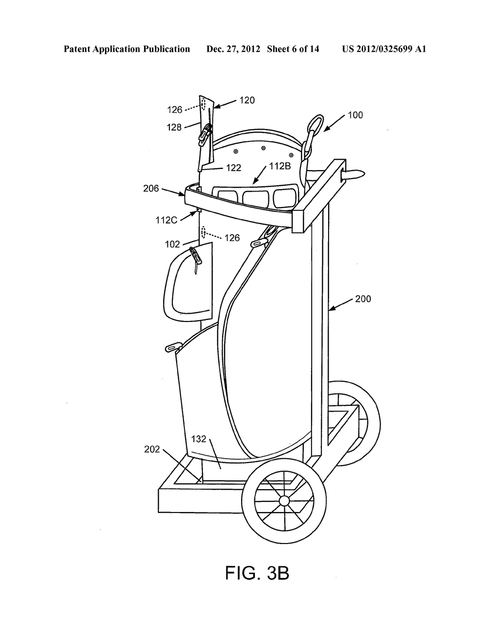 Golf Bags Having a Flip Pocket and/or a Symmetric Club Separator - diagram, schematic, and image 07