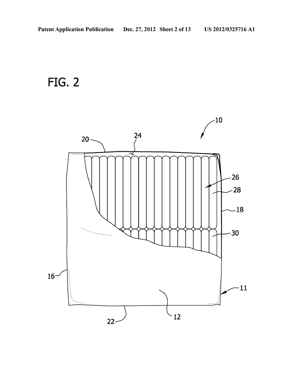 Opening Feature For Packaging Having Absorbent Articles Contained Therein - diagram, schematic, and image 03