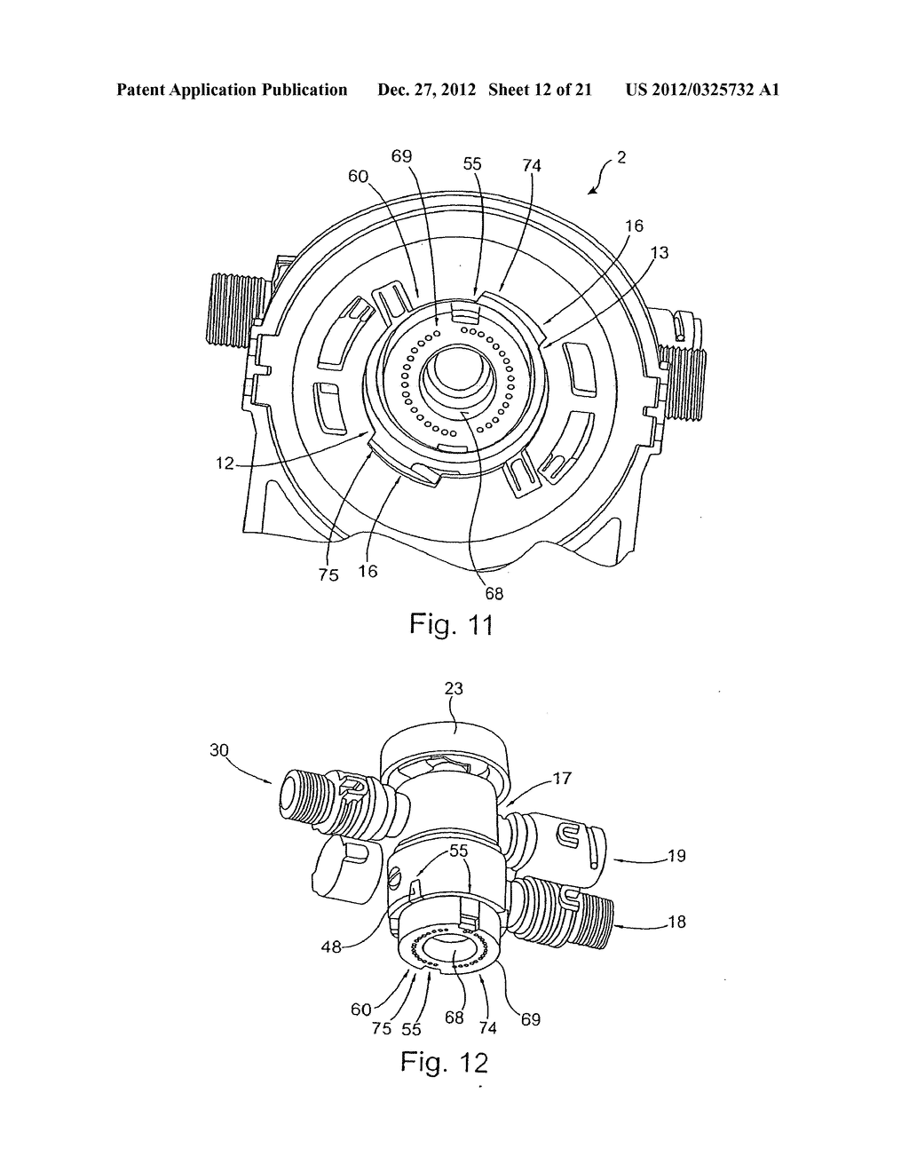 Water filter cartridge system having a combined blending valve system in     the candle and adjusting device in the head - diagram, schematic, and image 13