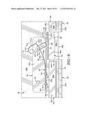 FLIP-DOWN GRAPHIC SHELF DISPLAY AND SHELVING UNIT INCORPORATING THE SAME diagram and image