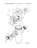 BEVERAGE CONTAINER WITH ONE-HANDED OPERATION diagram and image