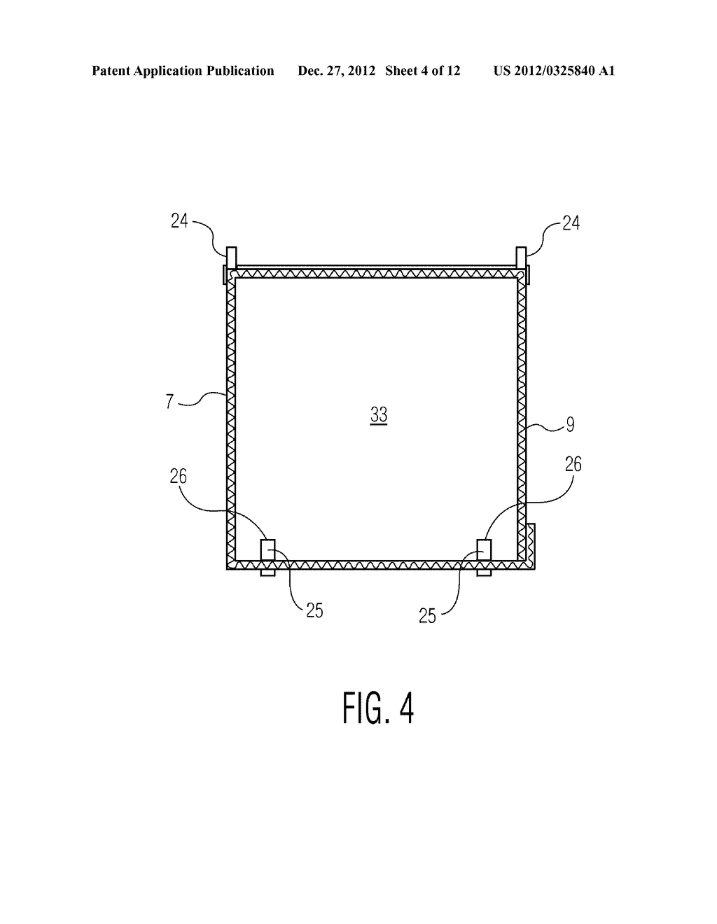 Invertible Dispenser for  Pizza Boxes of Multiple Sizes - diagram, schematic, and image 05