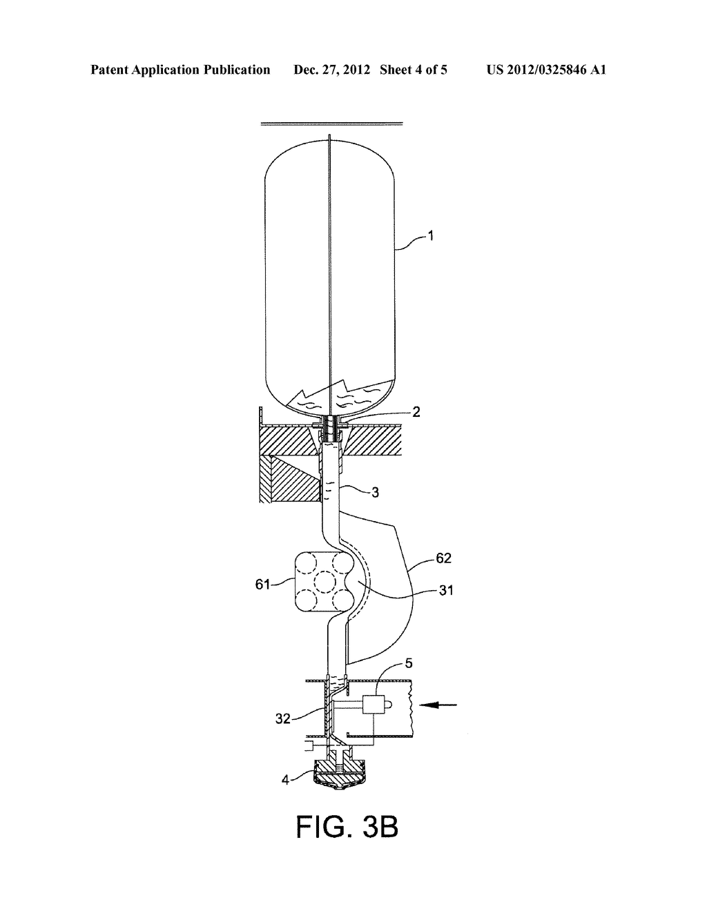 METHOD AND DEVICE FOR ASEPTICALLY DISPENSING MULTIPLE PORTIONS OF A FLUID - diagram, schematic, and image 05