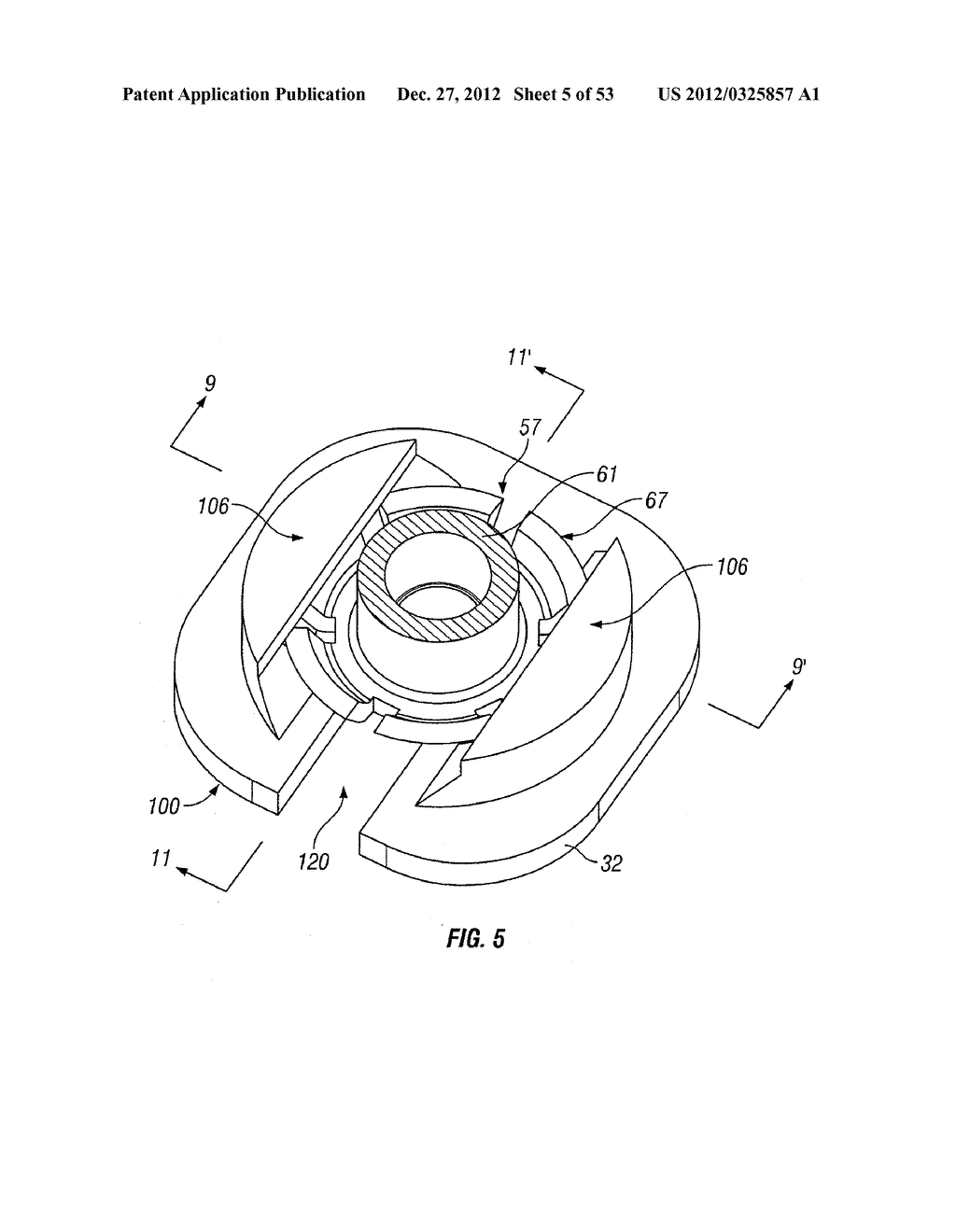 RAMPED ACTUATOR FOR ENGAGEMENT FLANGE ON REMOVABLE DISPENSER CARTRIDGE - diagram, schematic, and image 06