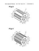 MOTOR HAVING ROTOR AND METHOD FOR MANUFACTURING THE ROTOR diagram and image