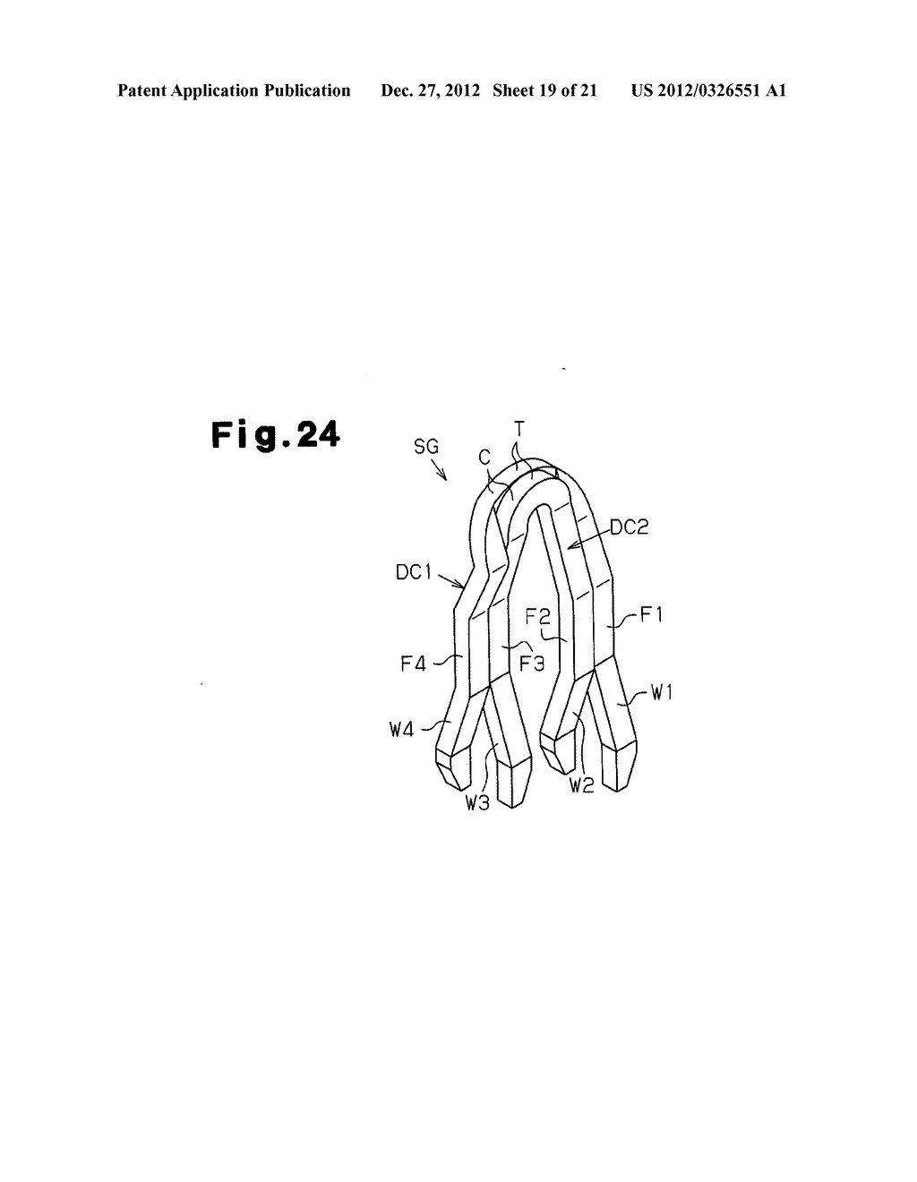 STATOR, MOTOR, METHOD FOR MANUFACTURING CONDUCTOR AND METHOD FOR     MANUFACTURING THE STATOR - diagram, schematic, and image 20