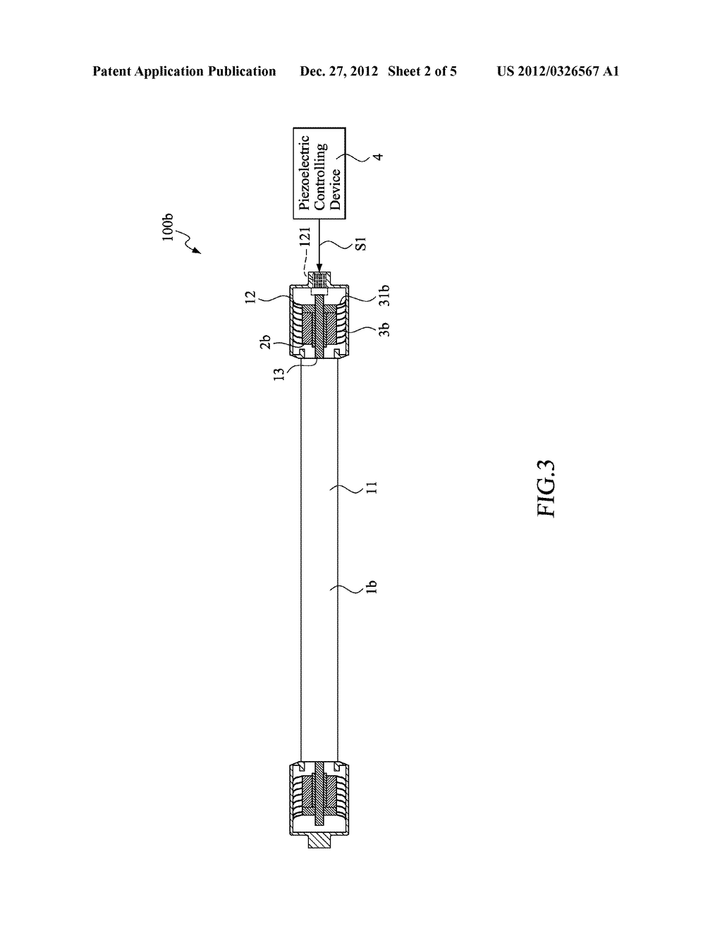 PIEZOELECTRIC VIBRATING DEVICE CAPABLE OF HEAT DISSIPATION AND CONDUCTION - diagram, schematic, and image 03