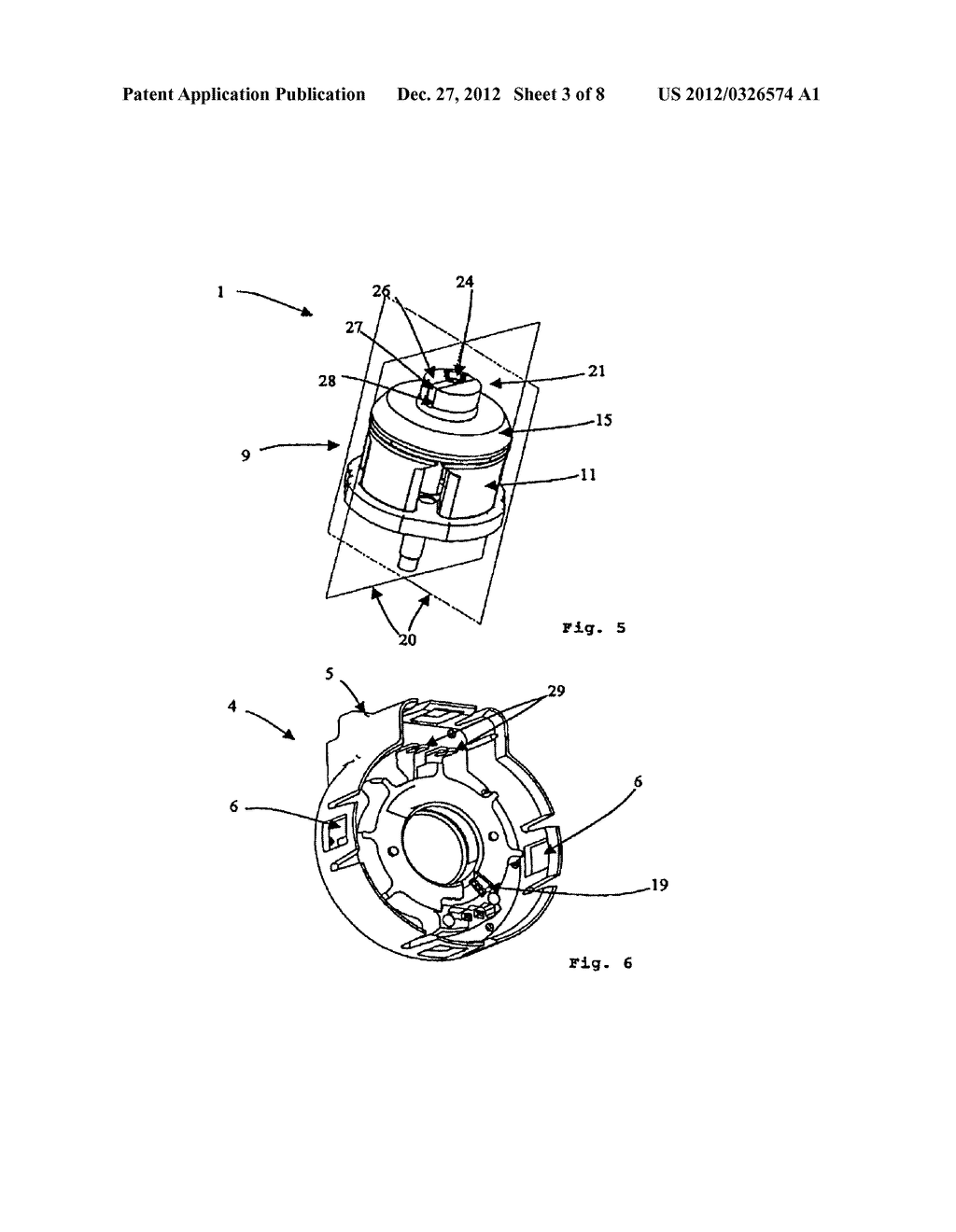 ROTARY SINGLE-PHASE ELECTROMAGNETIC SERVO ACTUATOR COMPRISING AN ACTUATOR     AND A POSITION SENSOR - diagram, schematic, and image 04