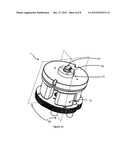 ROTARY SINGLE-PHASE ELECTROMAGNETIC SERVO ACTUATOR COMPRISING AN ACTUATOR     AND A POSITION SENSOR diagram and image