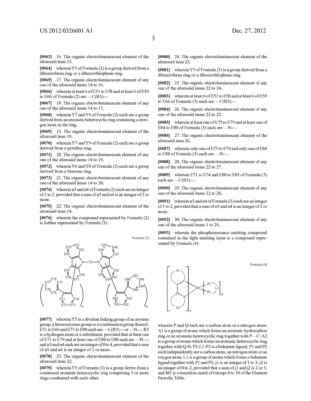 ORGANIC ELECTROLUMINESCENT ELEMENT, DISPLAY DEVICE AND LIGHTING DEVICE - diagram, schematic, and image 09