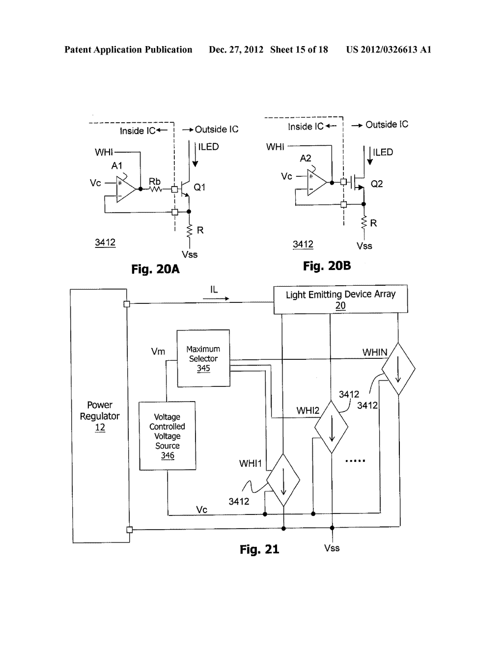 LIGHT EMITTING DEVICE ARRAY DRIVER CIRCUIT AND CURRENT SPLITTER CIRCUIT     AND METHOD OF SPLITTING CURRENT THEREFOR - diagram, schematic, and image 16