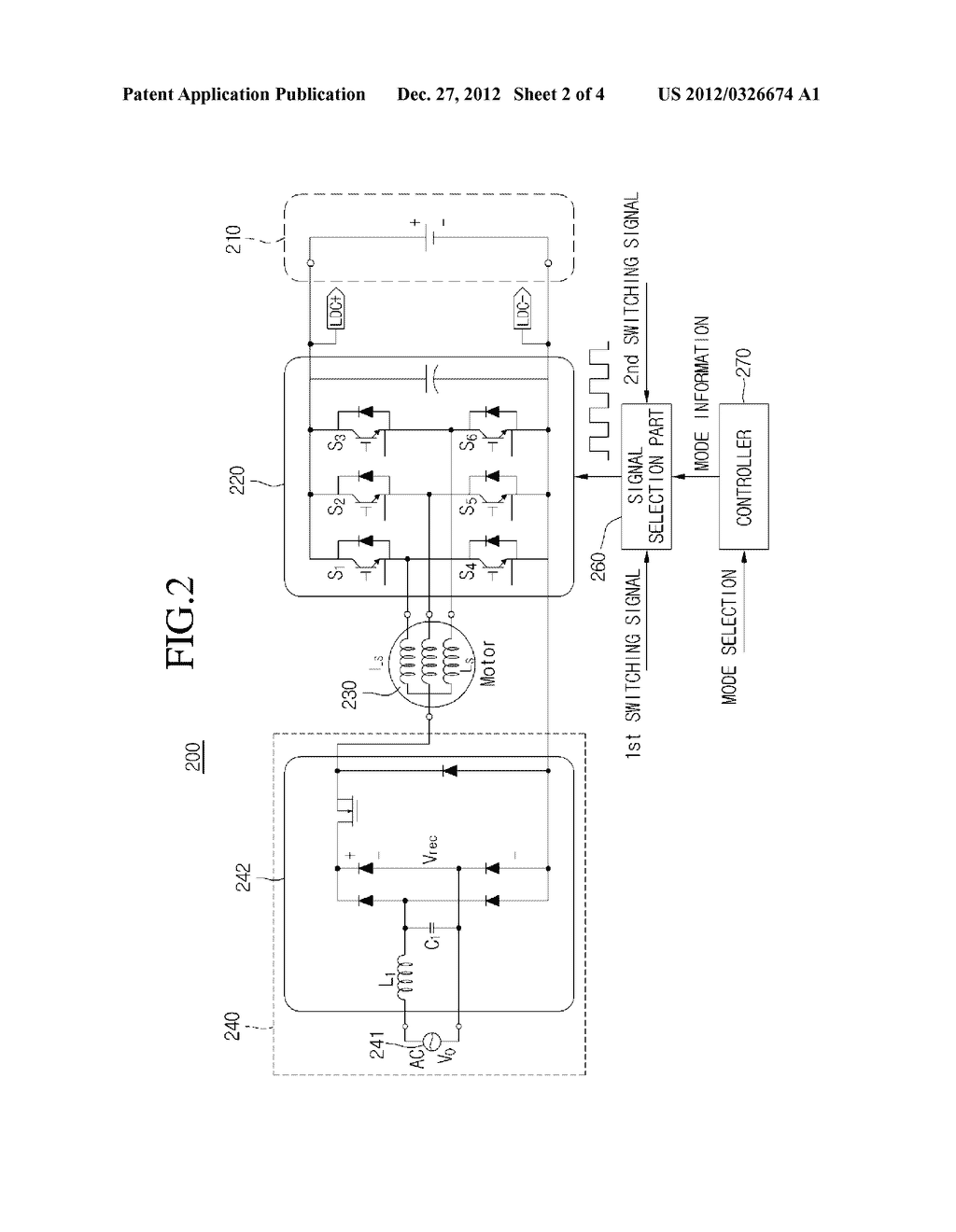 SWITCHING DEVICE FOR ELECTRIC VEHICLE AND METHOD OF CONTROLLING THE     SWITCHING DEVICE - diagram, schematic, and image 03