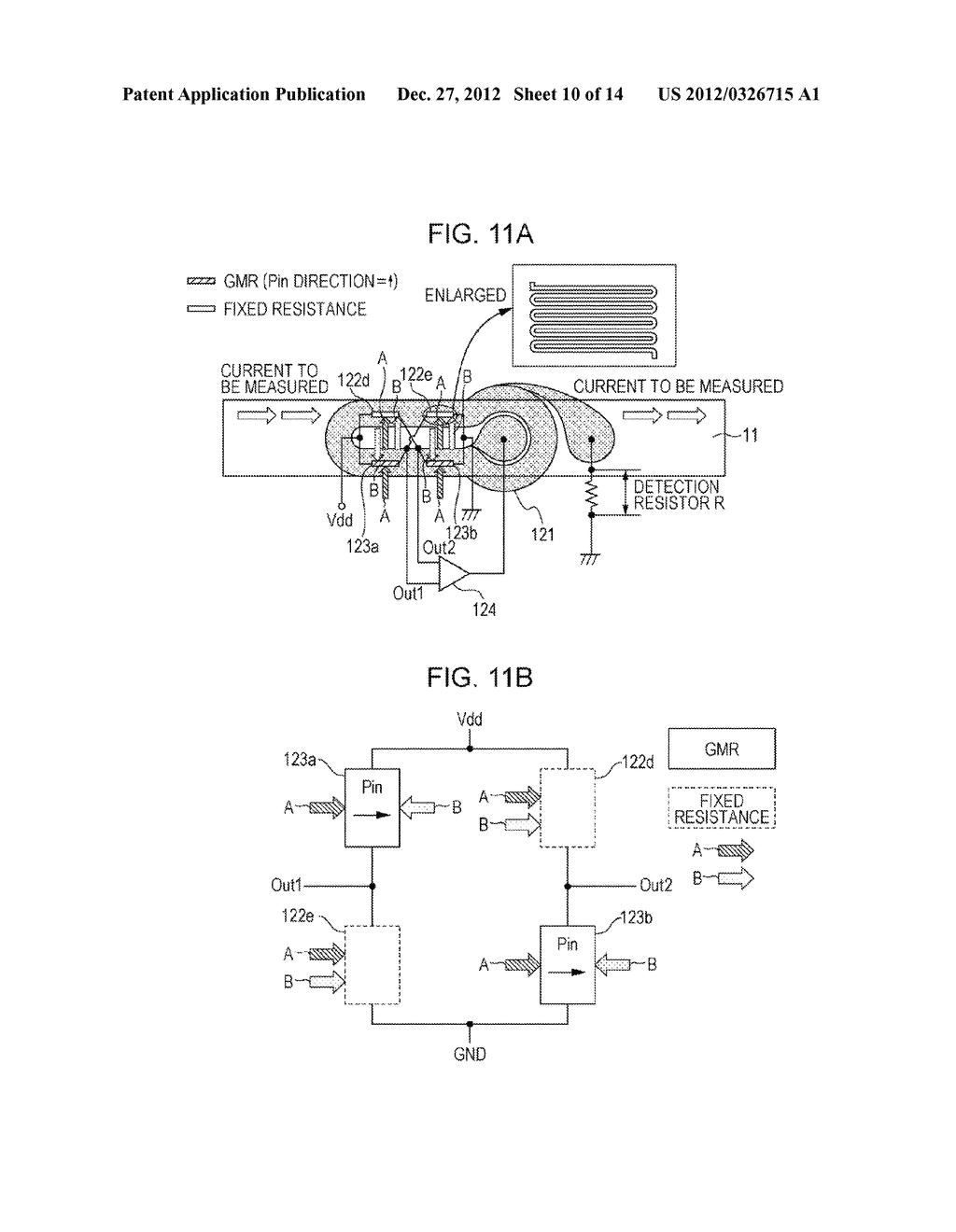 MAGNETIC SENSOR AND MAGNETIC BALANCE TYPE CURRENT SENSOR UTILIZING SAME - diagram, schematic, and image 11