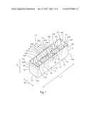 RF Monoblock Filter with Recessed Top Pattern and Cavity Providing     Improved Attenuation diagram and image