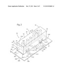 RF Monoblock Filter with Recessed Top Pattern and Cavity Providing     Improved Attenuation diagram and image