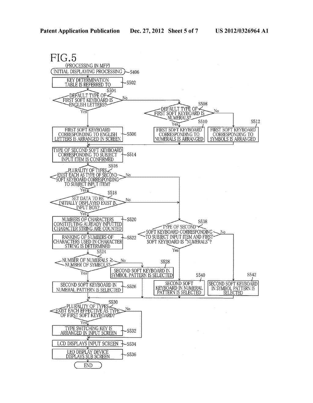 INPUT DEVICE AND COMPUTER-READABLE RECORDING MEDIUM CONTAINING PROGRAM     EXECUTED BY THE INPUT DEVICE - diagram, schematic, and image 06