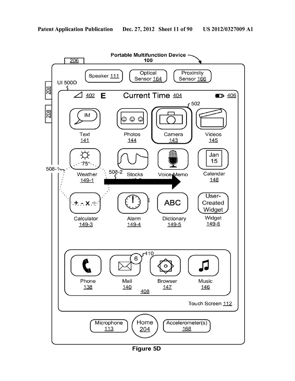 DEVICES, METHODS, AND GRAPHICAL USER INTERFACES FOR ACCESSIBILITY USING A     TOUCH-SENSITIVE SURFACE - diagram, schematic, and image 12