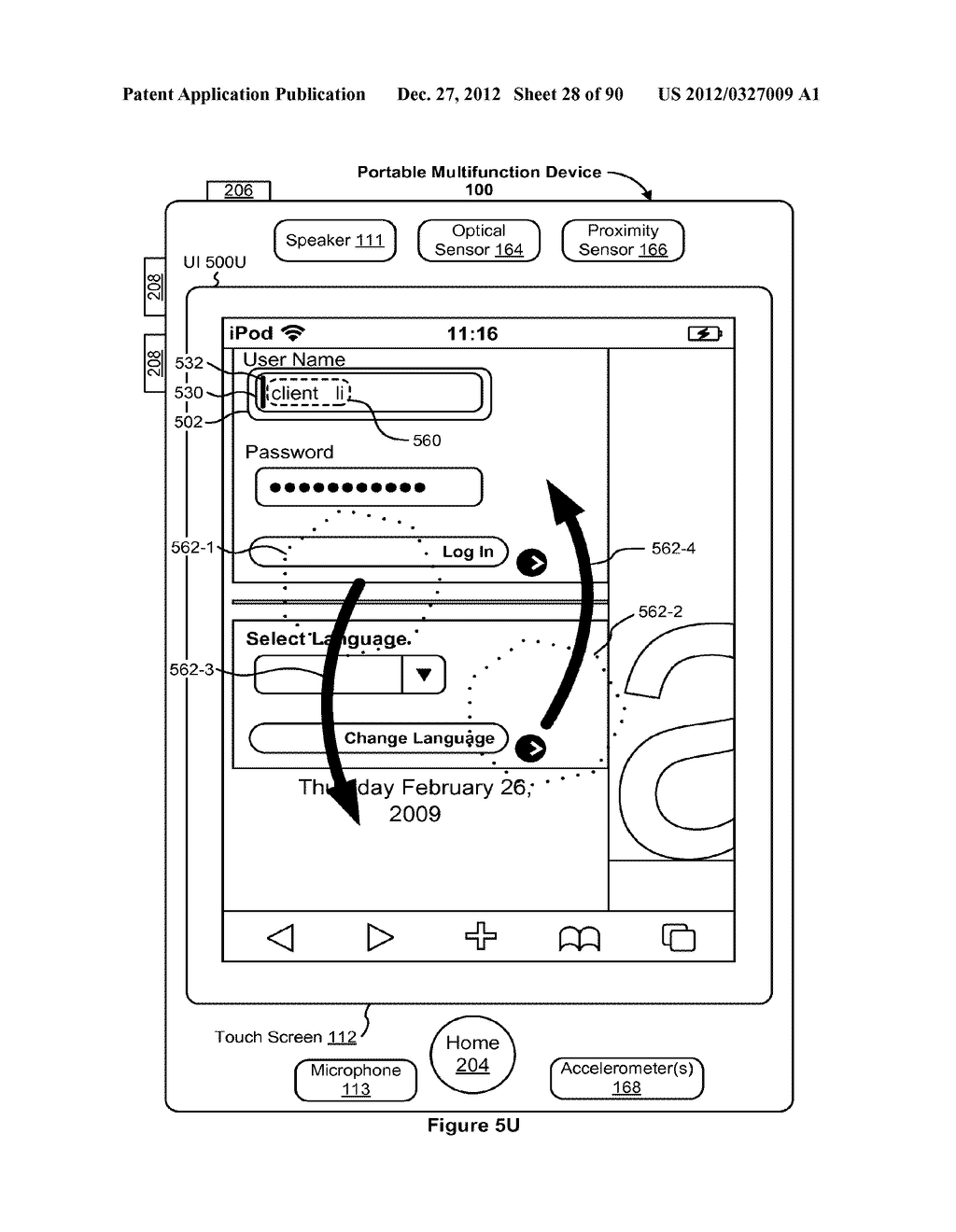 DEVICES, METHODS, AND GRAPHICAL USER INTERFACES FOR ACCESSIBILITY USING A     TOUCH-SENSITIVE SURFACE - diagram, schematic, and image 29