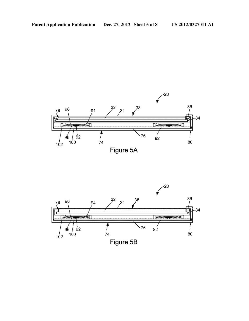 PORTABLE ELECTRONIC DEVICE INCLUDING TACTILE TOUCH-SENSITIVE INPUT DEVICE     AND METHOD OF PROTECTING SAME - diagram, schematic, and image 06