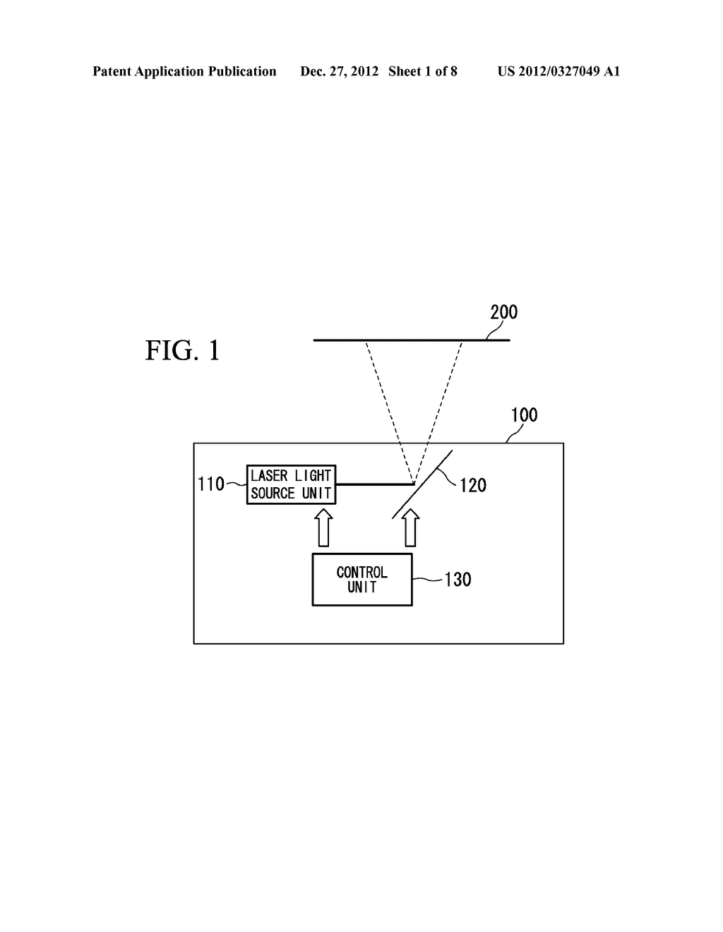 VIDEO PROJECTION DEVICE AND VIDEO PROJECTION METHOD - diagram, schematic, and image 02