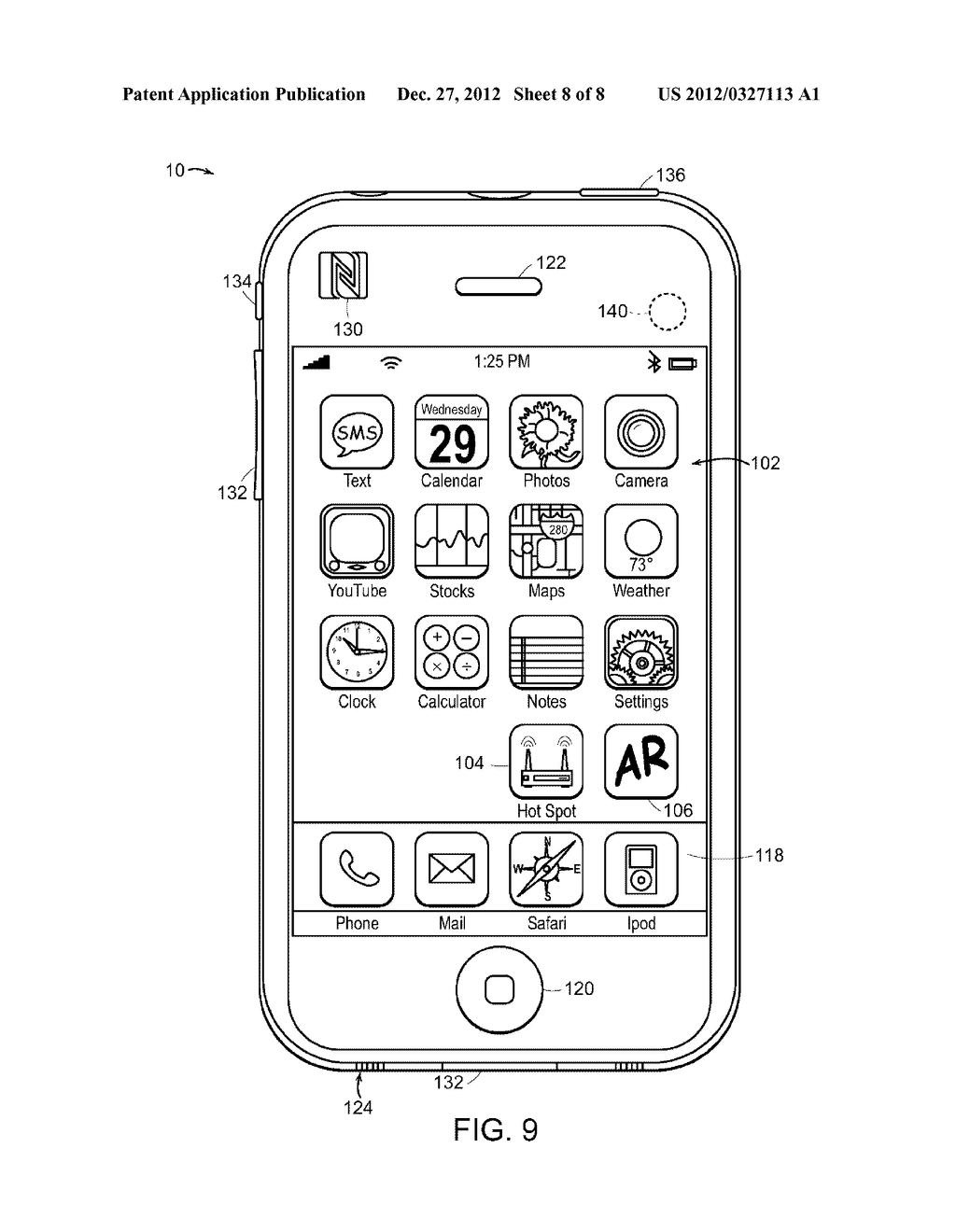 System and Method for Inserting Messages Displayed to a User When Viewing     a Venue - diagram, schematic, and image 09