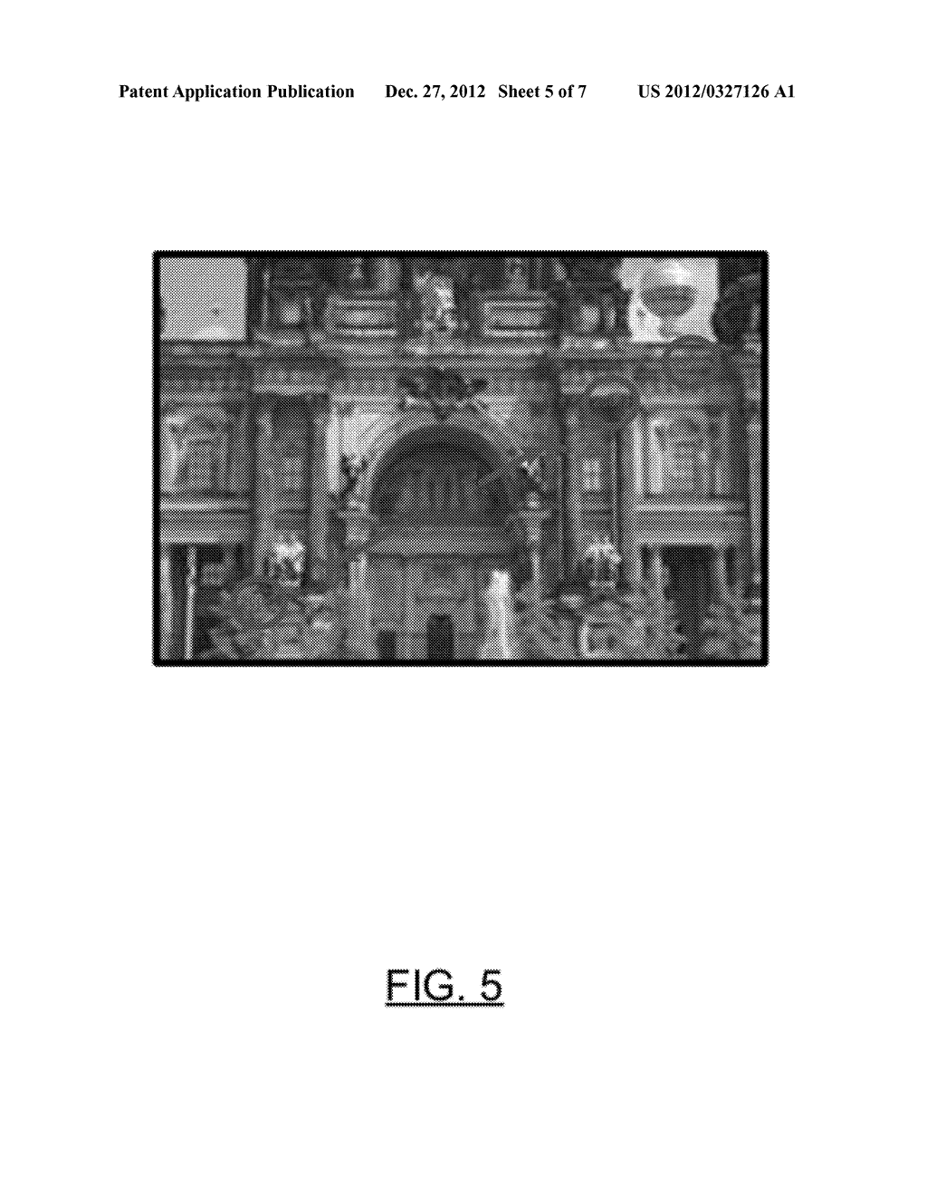 METHOD AND APPARATUS FOR CAUSING PREDEFINED AMOUNTS OF ZOOMING IN RESPONSE     TO A GESTURE - diagram, schematic, and image 06