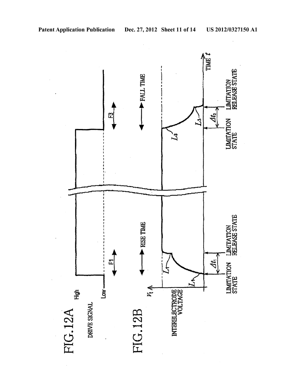 METHOD AND DRIVE CIRCUIT FOR DRIVING PIEZOELECTRIC ELEMENT, AND     LIQUID-DROPLET EJECTION HEAD - diagram, schematic, and image 12