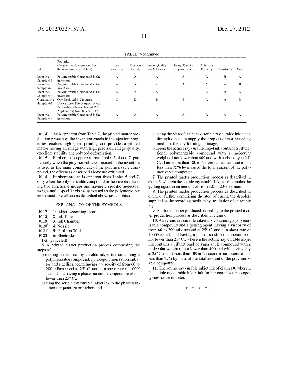 PRINTED MATTER PRODUCTION PROCESS, PRINTED MATTER AND ACTINIC RAY CURABLE     INKJET INK - diagram, schematic, and image 13