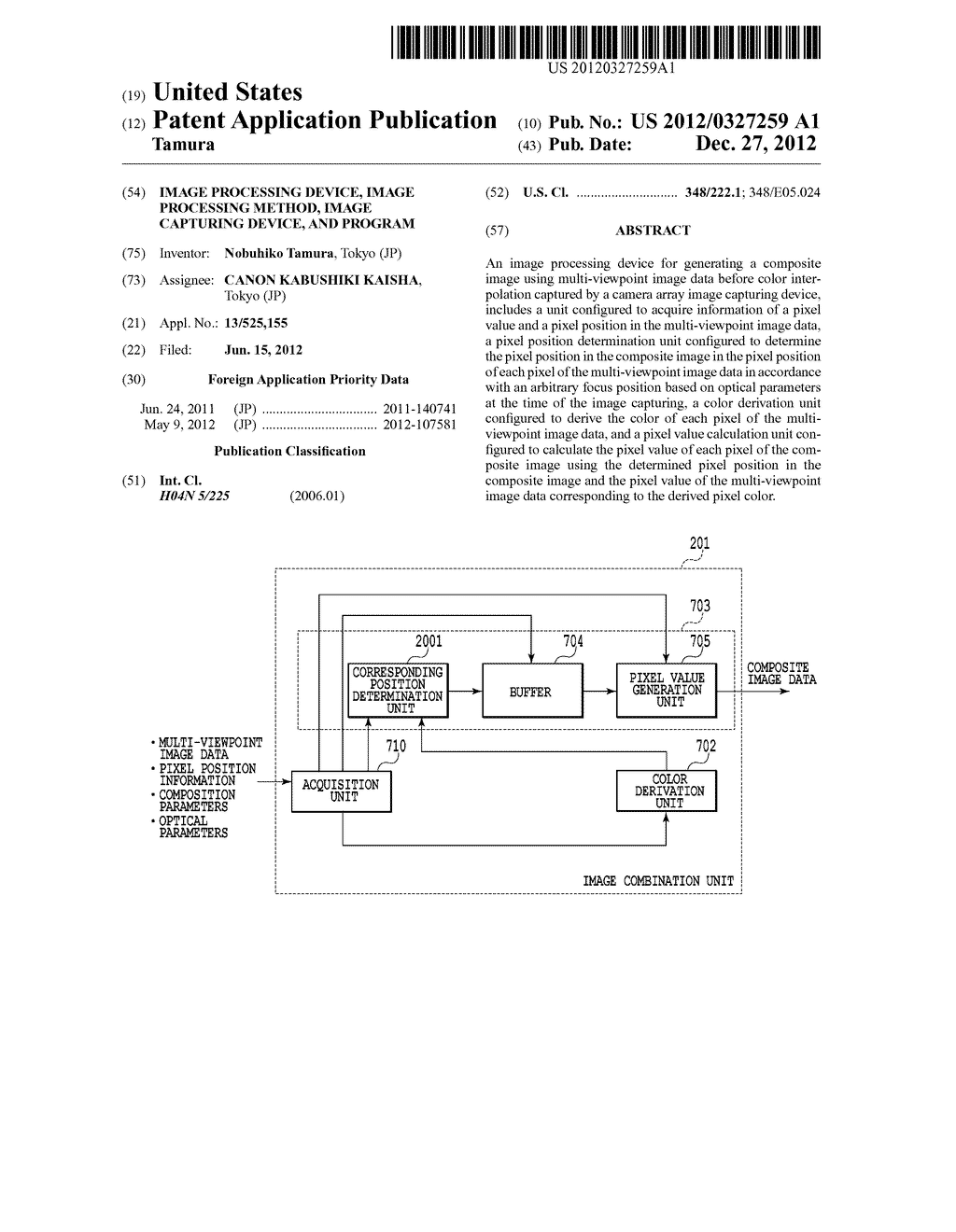 IMAGE PROCESSING DEVICE, IMAGE PROCESSING METHOD, IMAGE CAPTURING DEVICE,     AND PROGRAM - diagram, schematic, and image 01