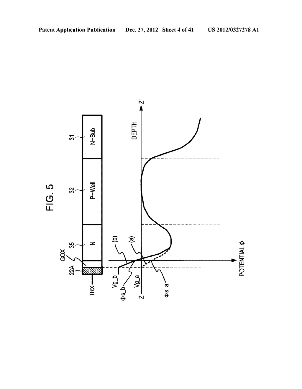 SOLID STATE IMAGING DEVICE, DRIVING METHOD OF THE SOLID STATE IMAGING     DEVICE, AND ELECTRONIC EQUIPMENT - diagram, schematic, and image 05