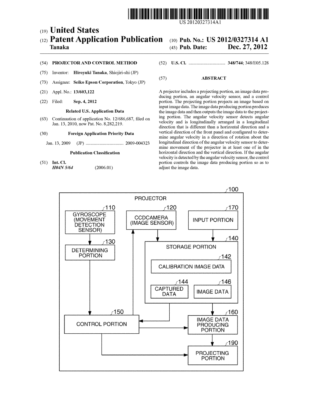 PROJECTOR AND CONTROL METHOD - diagram, schematic, and image 01