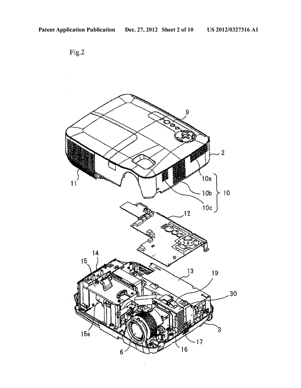 PROJECTION DISPLAY DEVICE - diagram, schematic, and image 03