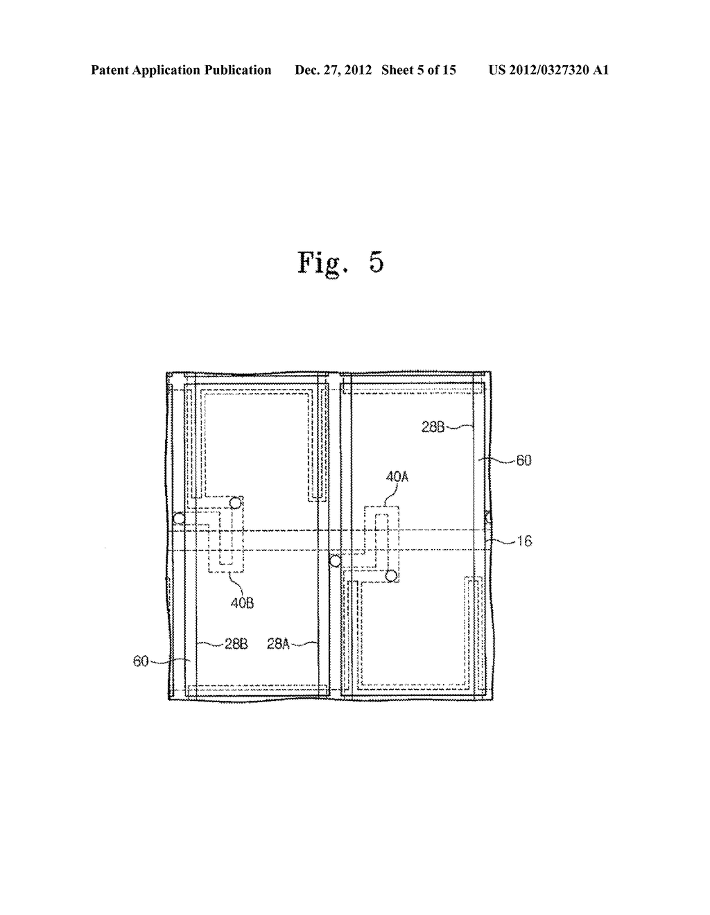 LIQUID CRYSTAL DISPLAY WITH AN INCREASED APERTURE RATIO - diagram, schematic, and image 06
