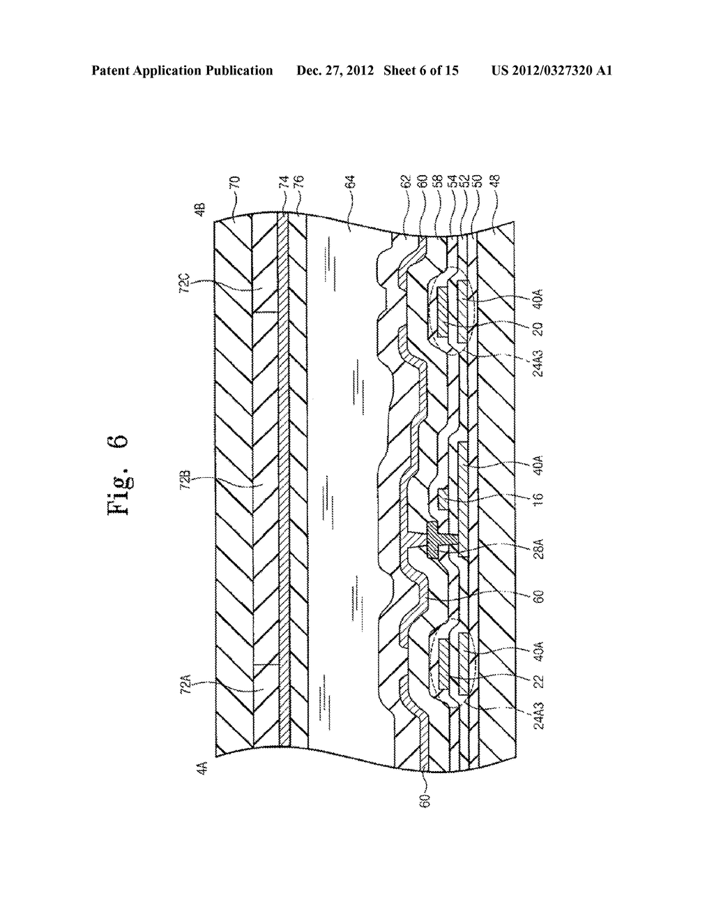 LIQUID CRYSTAL DISPLAY WITH AN INCREASED APERTURE RATIO - diagram, schematic, and image 07