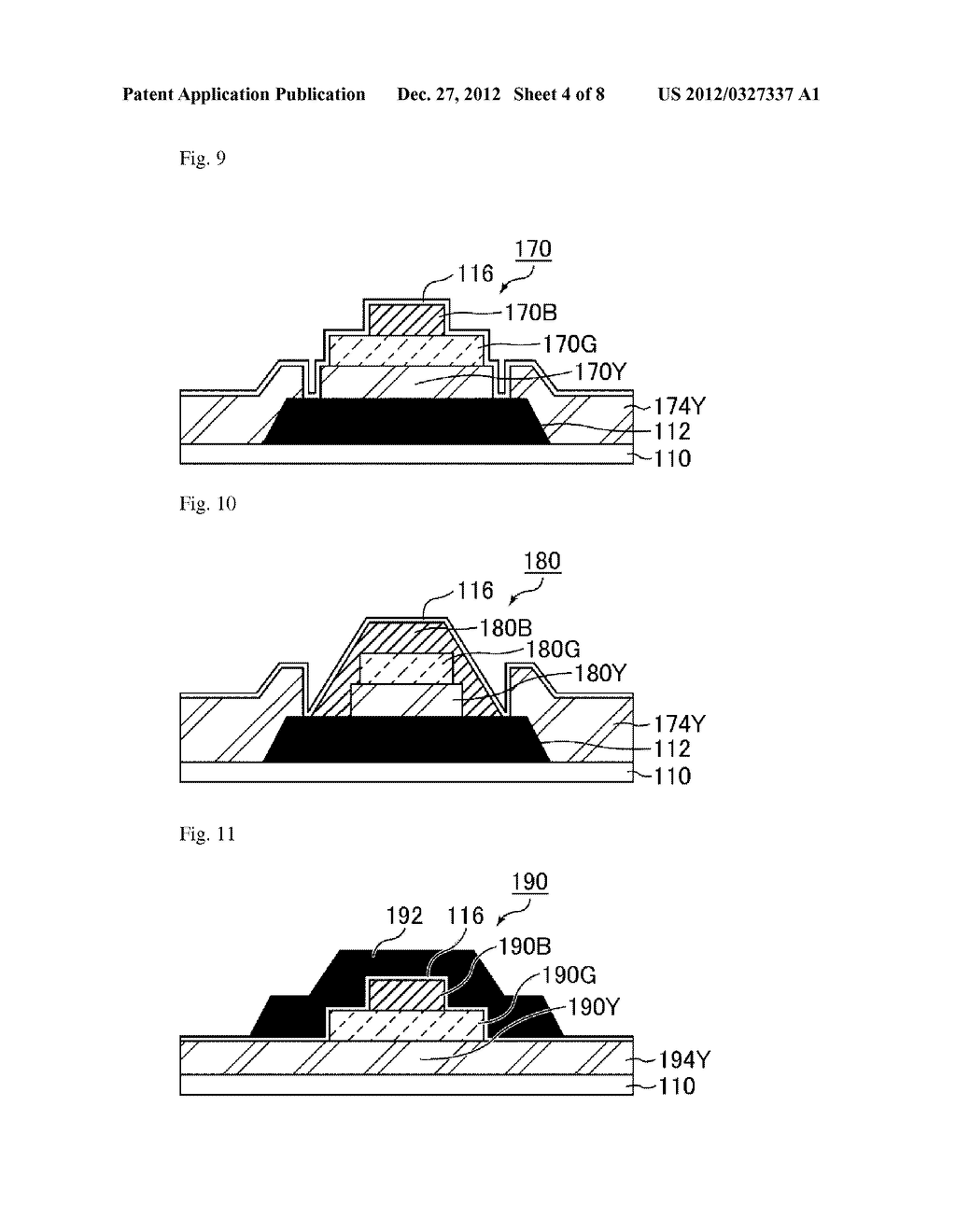 COLOR FILTER SUBSTRATE, LIQUID CRYSTAL DISPLAY PANEL AND LIQUID CRYSTAL     DISPLAY DEVICE - diagram, schematic, and image 05