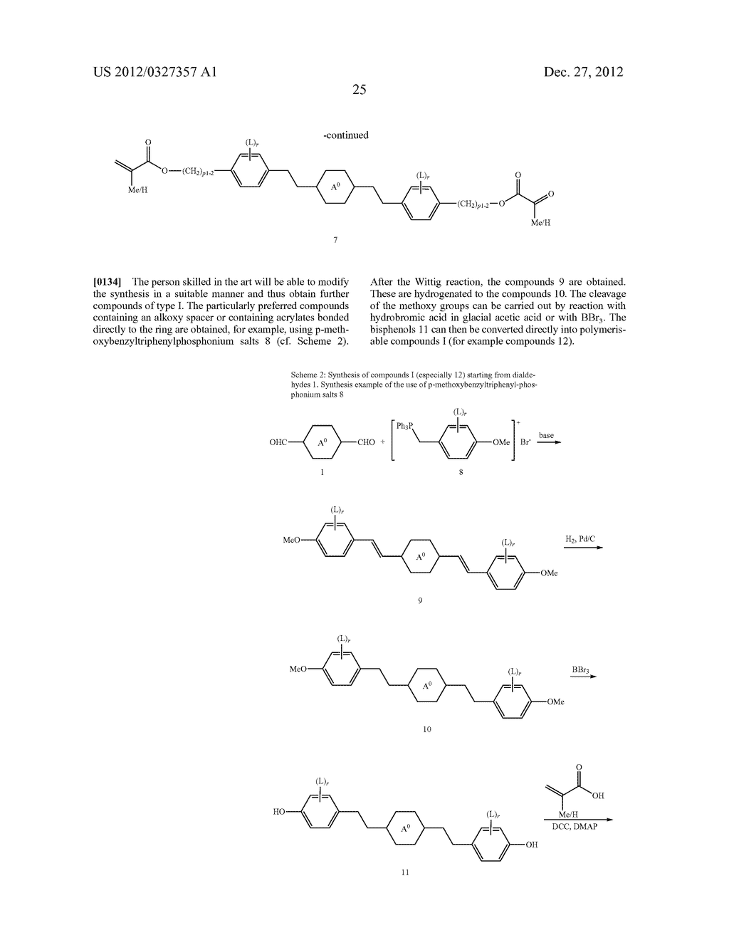 POLYMERISABLE COMPOUNDS AND THE USE THEREOF IN LIQUID-CRYSTAL MEDIA AND     LIQUID-CRYSTAL DISPLAYS - diagram, schematic, and image 26