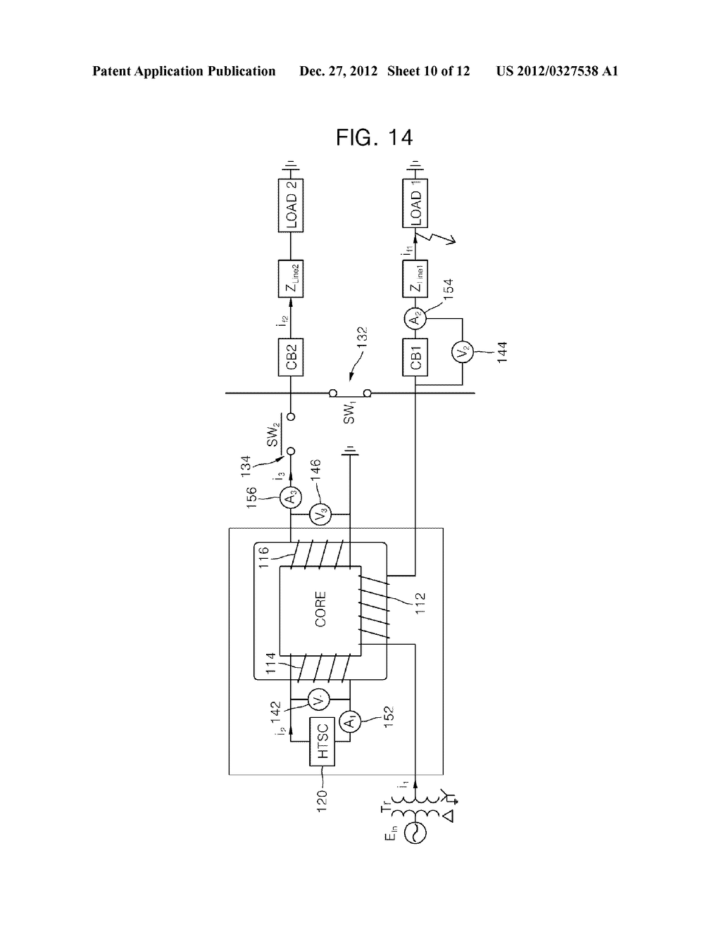 SUPERCONDUCTING FAULT CURRENT LIMITER FOR SUPPRESSING BUS VOLTAGE DROP IN     ELECTRIC POWER SYSTEM - diagram, schematic, and image 11