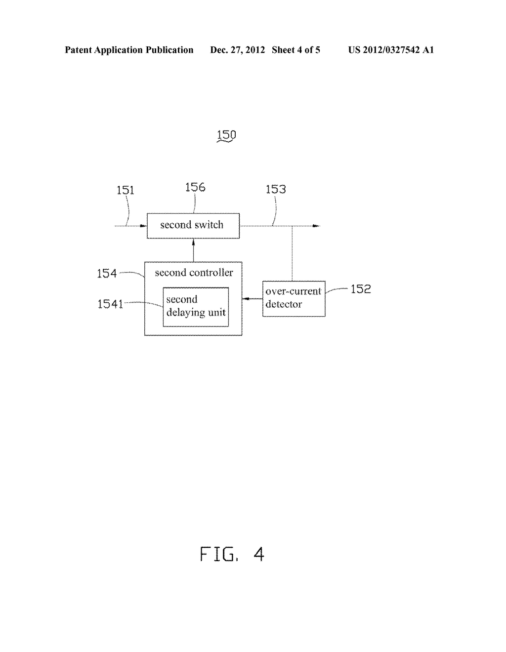 POWER SOURCE PROTECTION CIRCUIT INCLUDING OVER-VOLTAGE PROTECTOR AND     OVER-CURRENT PROTECTOR - diagram, schematic, and image 05