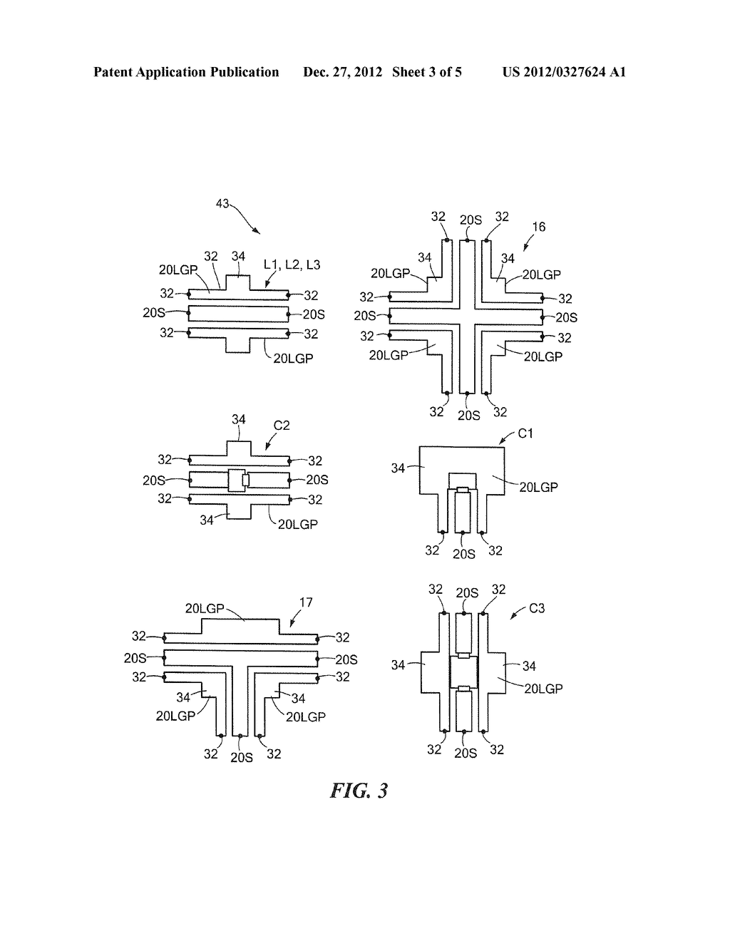 MONOLITHIC MICROWAVE INTEGRATED CIRCUITS (MMICs) HAVING CONDUCTOR-BACKED     COPLANAR WAVEGUIDES AND METHOD OF DESIGNING SUCH MMICs - diagram, schematic, and image 04