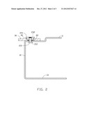 ELECTRONIC DEVICE HAVING LEVER WITH PRECISION PIVOT diagram and image