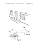 Light-emitting textile-based architectural element diagram and image