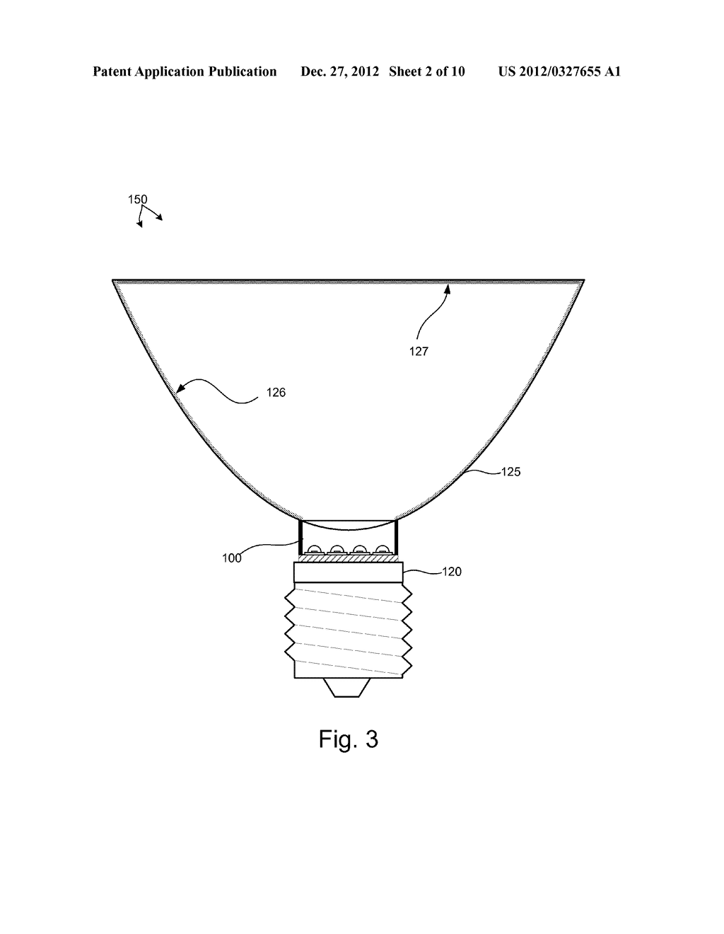 LED-BASED LIGHT SOURCE WITH SHARPLY DEFINED FIELD ANGLE - diagram, schematic, and image 03